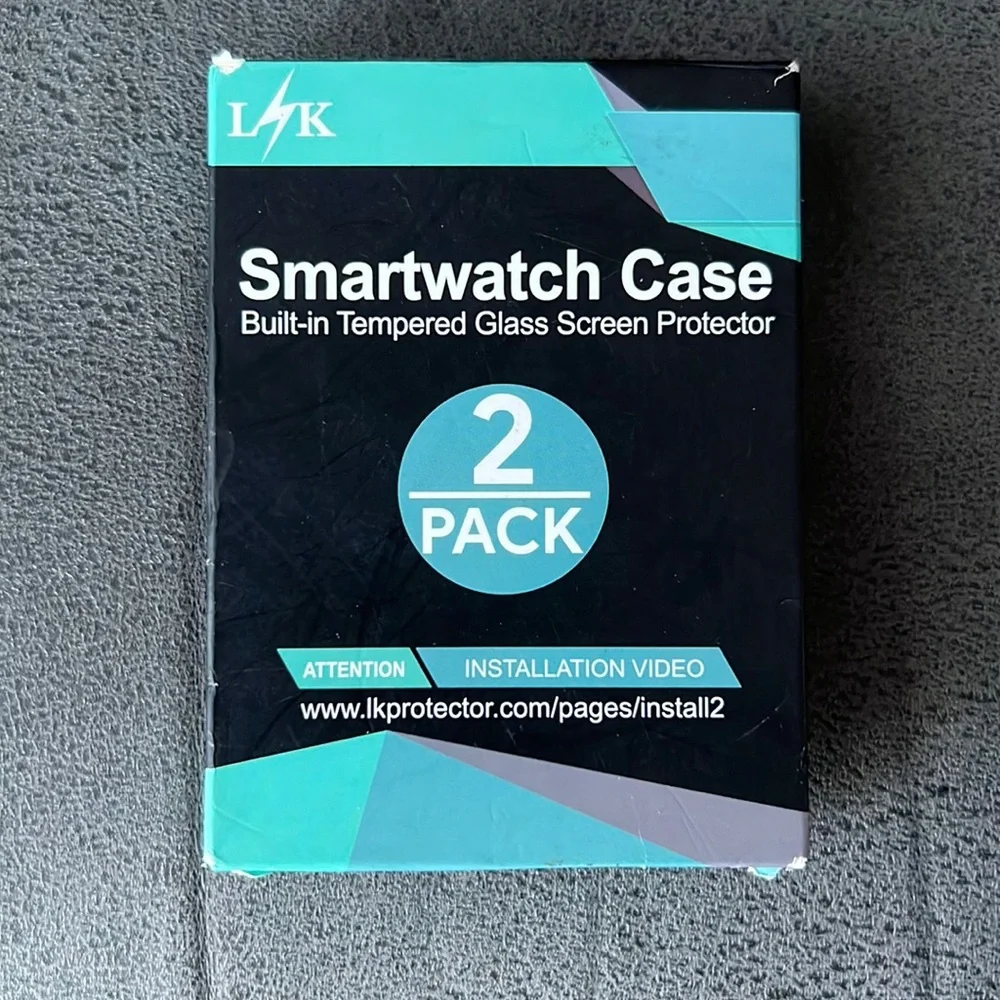 LK Purple Apple Watch 42mm Case with Built in Screen Protecter (2 pack)